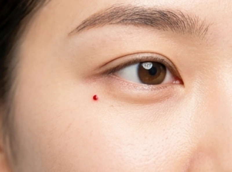 Sự khác biệt rõ rệt giữa nốt ruồi son đỏ may mắn và các đốm sắc tố đen sần sùi