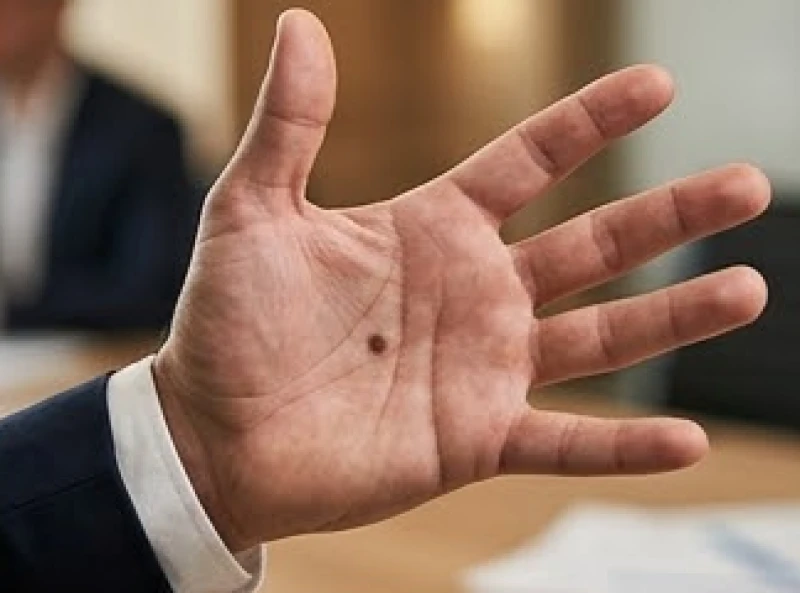 Lòng bàn tay trái của nam giới thể hiện năng lực cốt lõi và tham vọng tiến thân
