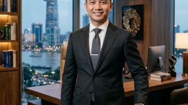 Chân dung người nam giới thành đạt thể hiện các vị trí nốt ruồi trên mặt đàn ông giàu sang theo nhân tướng học