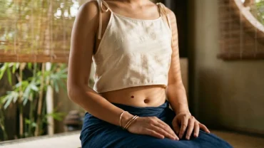 Hình ảnh cận cảnh vị trí nốt ruồi trên rốn mang ý nghĩa phong thủy đặc biệt theo nhân tướng học