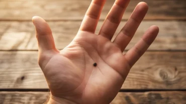 Vị trí nốt ruồi trong lòng bàn tay phải nam giới thể hiện rõ con đường công danh và tài lộc.