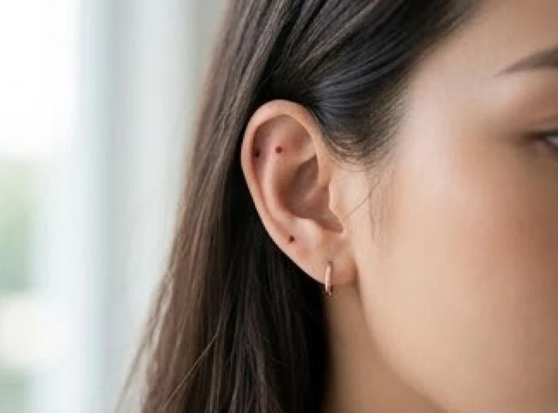 Nốt ruồi mọc trên vành tai trái của nữ giới thể hiện người sống tình cảm và hiếu thuận