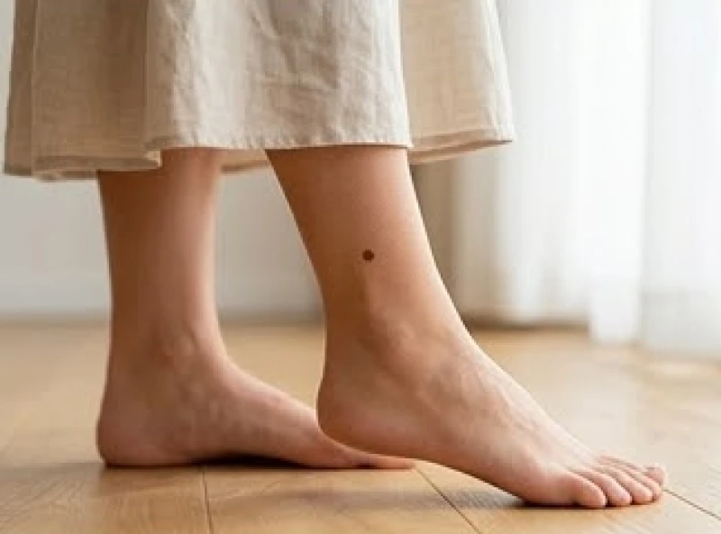 Nốt ruồi ở cổ chân: Giải mã ý nghĩa tướng số nam nữ chi tiết 7 Nốt ruồi duyên dáng ở cổ chân phải của người phụ nữ mang nét đẹp bình dị và hiền hòa