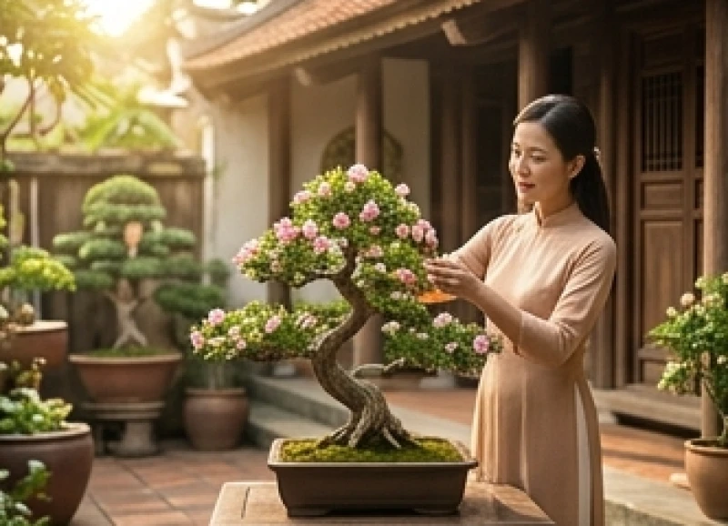 Tử vi tuổi Mùi trọn đời: Đối chiếu nam nữ và 12 tháng sinh 7 Người phụ nữ nhẹ nhàng chăm sóc khu vườn thể hiện sự bình yên an nhàn ở giai đoạn hậu vận