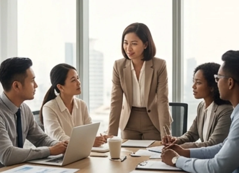 Tuổi Thìn hợp nghề gì: Định hướng sự nghiệp và chức danh cụ thể 4 Người phụ nữ tuổi Thìn khéo léo điều phối các hoạt động của đội ngũ nhân sự trong văn phòng
