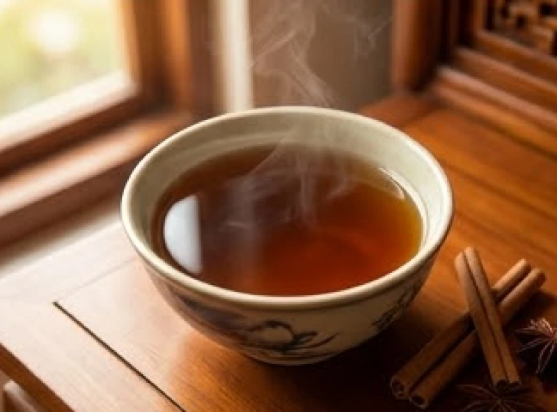 Bát nước mộc hương tỏa khói ấm được dùng để lau rửa đồ thờ cúng