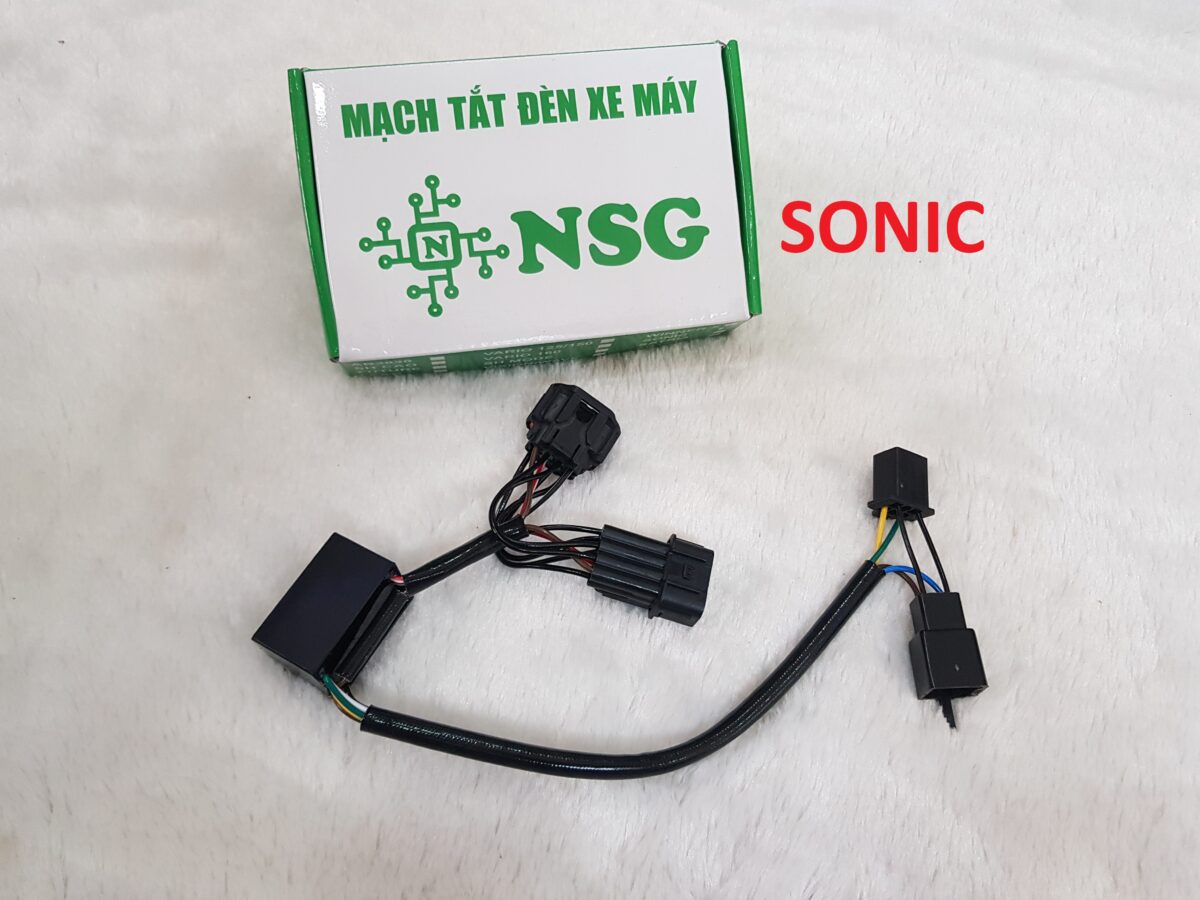 Mạch bật tắt đèn xe SONIC dùng trên nút đề zin của xe