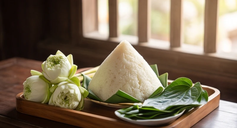 Mâm oản trắng thanh khiết được sửa soạn kỹ lưỡng để dâng lên ban chính Vua Cha Bát Hải
