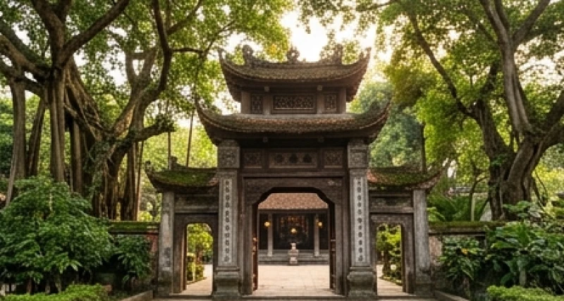 Văn khấn xin lộc tại Đền Giếng: Bài cúng chuẩn và nghi lễ hạ lễ 2 Bảng chỉ dẫn không gian thanh tịnh tại Khu di tích lịch sử Đền Hùng tỉnh Phú Thọ