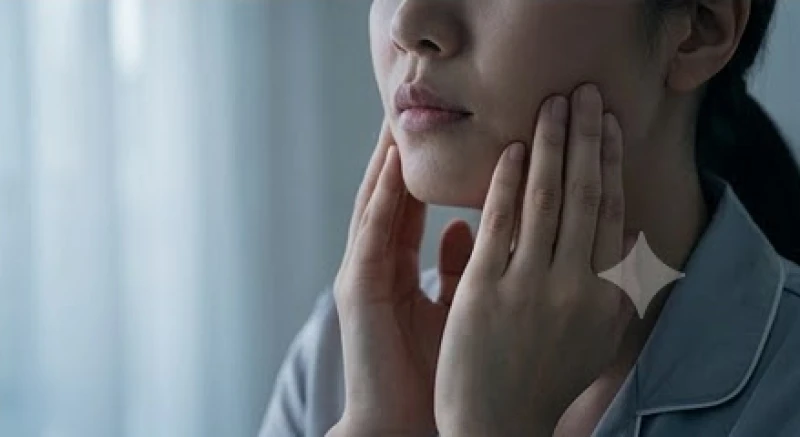 Cảm giác đau nhức vùng quai hàm vào buổi sáng để kiểm tra tật nghiến răng