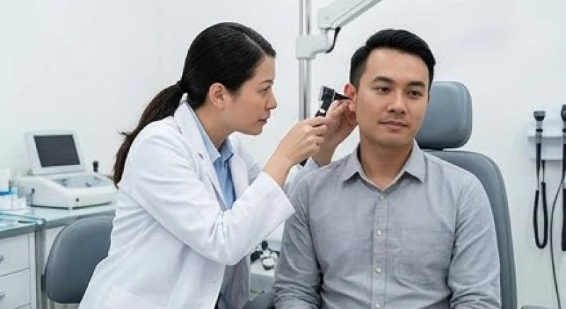 Nóng tai là điềm gì: Tra cứu 12 khung giờ nam nữ và mẹo xử lý 2 Bác sĩ Tai Mũi Họng thăm khám để loại trừ các nguyên nhân bệnh lý gây nóng đỏ vành tai