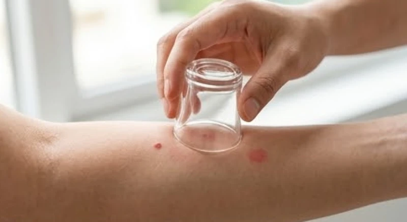 Nốt ruồi ở cánh tay: Luận tướng số nam nữ và cách phân biệt y khoa 5 Thao tác ép kính trong suốt lên bề mặt da để kiểm tra đốm đỏ xuất huyết