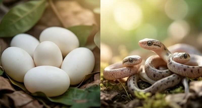 Mơ thấy rắn đẻ con là điềm gì: Dự đoán thai kỳ và bộ số may mắn 2 Sự khác biệt giữa ổ trứng rắn đang ấp ủ và bầy rắn con vừa chào đời đại diện cho hai luồng điềm báo