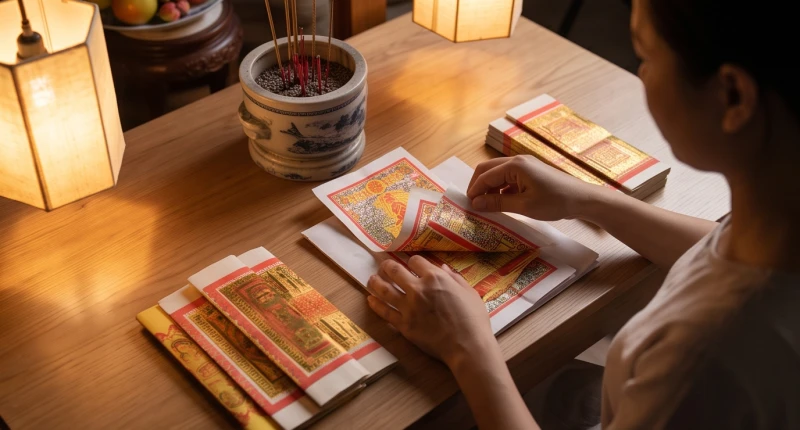 Văn khấn ngoài trời ngày 30 Tết: Bài cúng Trừ Tịch và hướng đặt lễ 13 Gia chủ phân loại cẩn thận các bài cúng tín ngưỡng để không dùng sai tài liệu trong thời khắc Giao thừa