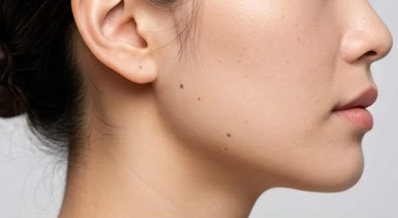 Nốt ruồi dưới tai: Luận giải tướng số và lưu ý kiêng kỵ khi tẩy 3 Cận cảnh ba vị trí nốt ruồi ở dái tai, rãnh hàm và vùng da cổ