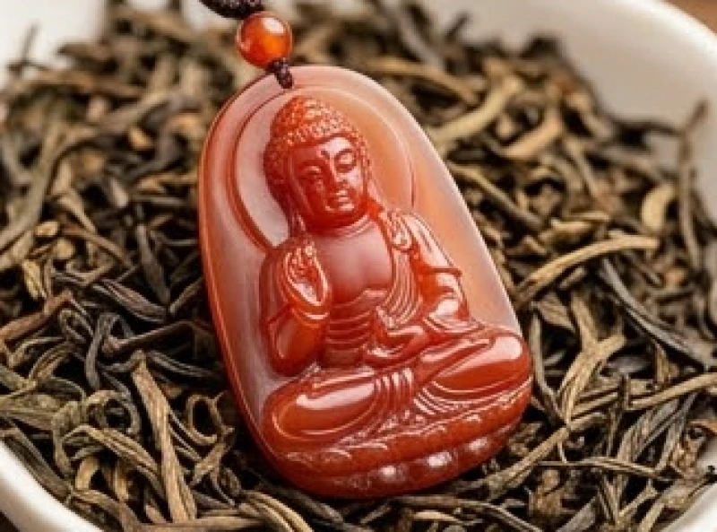 Phật bản mệnh tuổi Dần: Bảng tra màu đá và quy trình tẩy uế 4 Mặt Phật Hư Không Tạng Bồ Tát được chế tác từ đá mã não đỏ rực rỡ và bóng bẩy