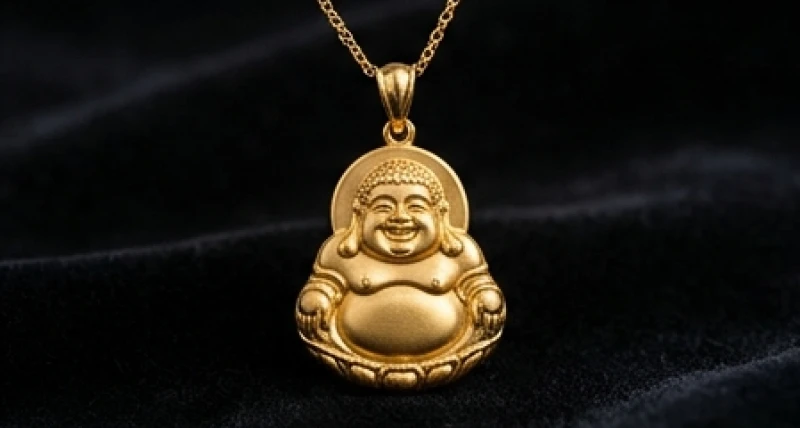 Mặt Phật bản mệnh đúc nổi tinh xảo bằng vàng 18K sáng bóng không lo nứt vỡ khi sinh hoạt hàng ngày