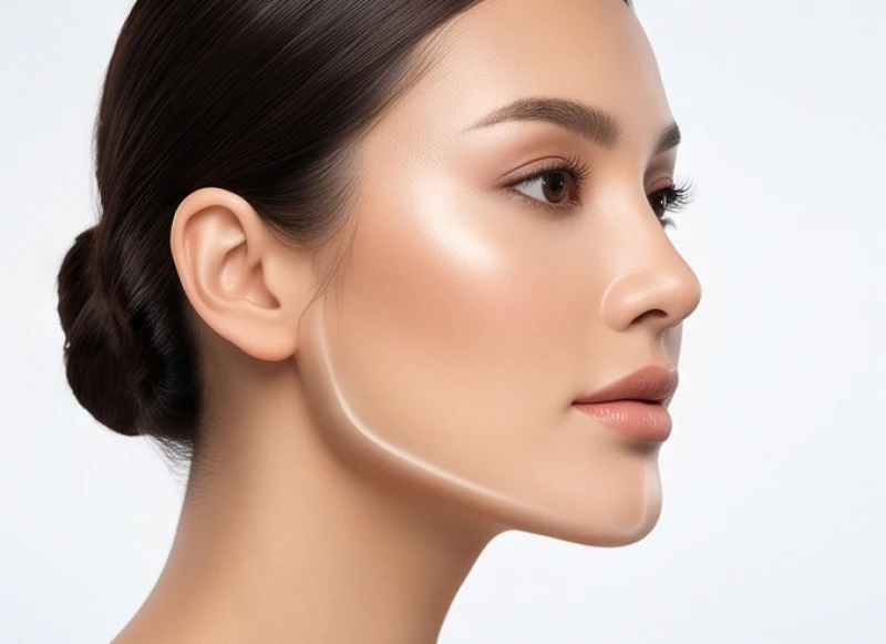 Kết quả đường viền hàm thon gọn thanh thoát sau khi thực hiện can thiệp phẫu thuật gọt xương