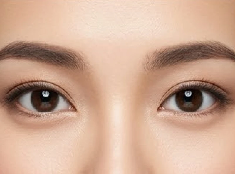 Đôi mắt to tròn và cân đối sau khi thực hiện tiểu phẫu hạ góc mắt ngoài