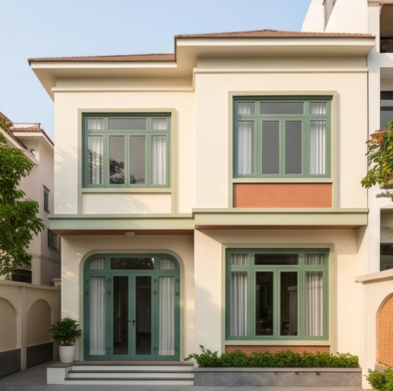 Đinh Mão 1987 Hợp Màu Gì: Bảng Màu Xe, Sơn Nhà & Cách Hóa Giải Kỵ 7 Ứng dụng quy tắc 60-30-10 giúp mặt tiền ngôi nhà vừa đảm bảo tính thẩm mỹ hiện đại vừa trợ lực phong thủy