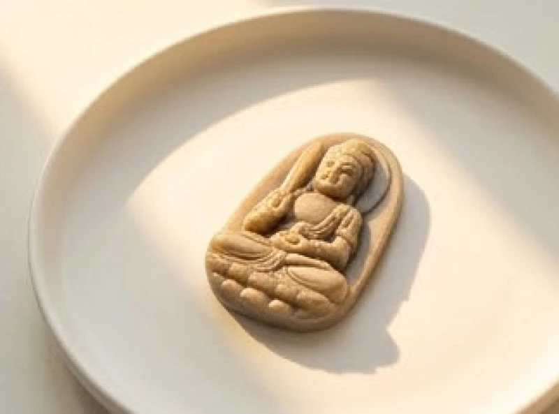 Phật bản mệnh tuổi Dần: Bảng tra màu đá và quy trình tẩy uế 10 Mặt dây chuyền Phật bằng đá phong thủy được đặt trên đĩa sứ dưới ánh nắng ban mai