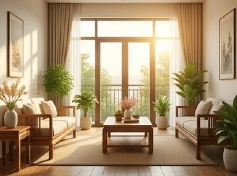 Nhâm Dần 1962 Hợp Hướng Nào: Tra Cứu Nam Nữ & Cách Hóa Giải 2 Không gian phòng khách ngập tràn ánh sáng tự nhiên giúp nữ mạng sinh năm 1962 đón vượng khí