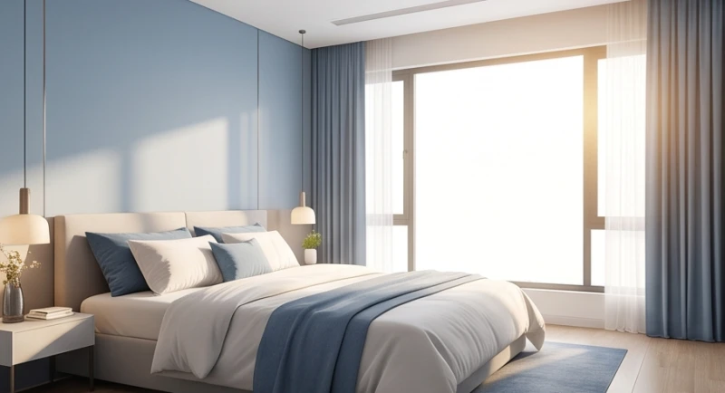 Mệnh Thủy Hợp Hướng Nào: Bảng Tra Theo Tuổi Và Cách Hóa Giải 3 Không gian phòng ngủ bố trí đầu giường theo hướng tốt cho gia chủ mệnh Thủy