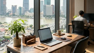 Cách bố trí phong thủy bàn làm việc cho người tuổi thân giúp cân bằng sinh khí không gian