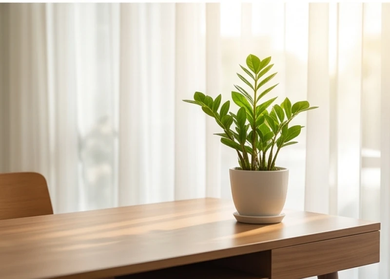 Cây xanh đặt ở góc Đông Nam phòng làm việc giúp điều hòa không gian và kích hoạt sinh khí cho người mệnh Mộc