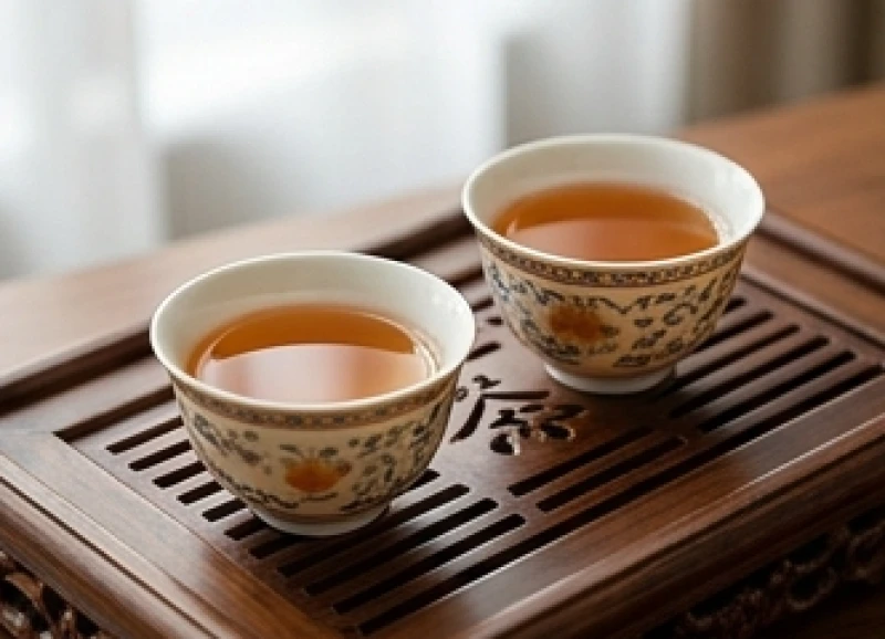 Tuổi Tuất mệnh gì: Tra cứu chuẩn nạp âm và màu phong thủy 9 Hai tách trà mạn đặt cạnh nhau trên bàn gỗ thể hiện sự hợp tác hài hòa phong thủy