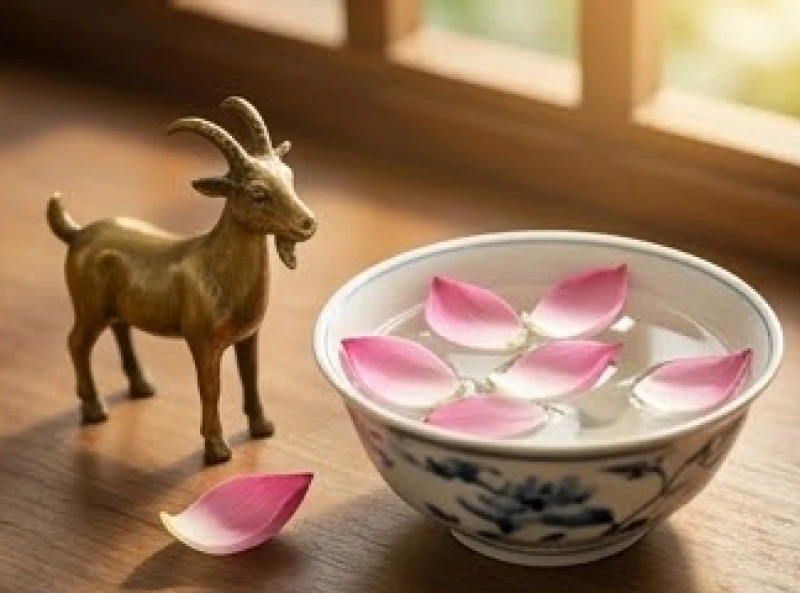 Tử vi trọn đời tuổi Đinh Mùi 1967 nữ mạng: Diễn biến & vận hạn 2 Bức tranh thư pháp hình con dê bằng mực tàu và dòng nước tưới tiêu vạn vật sinh sôi nảy nở