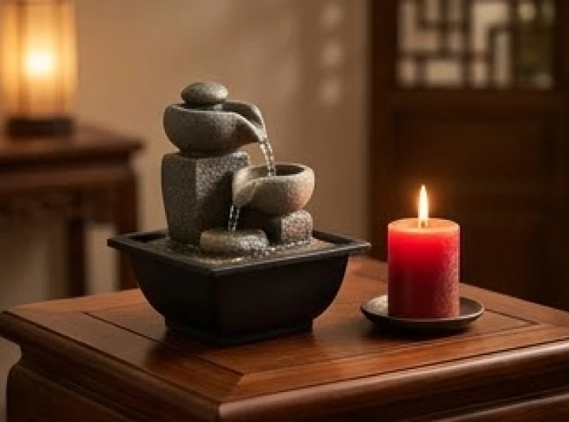 Bố trí không gian làm việc với các vật phẩm phong thủy cân bằng ngũ hành Thủy Hỏa cho người tuổi Ngọ