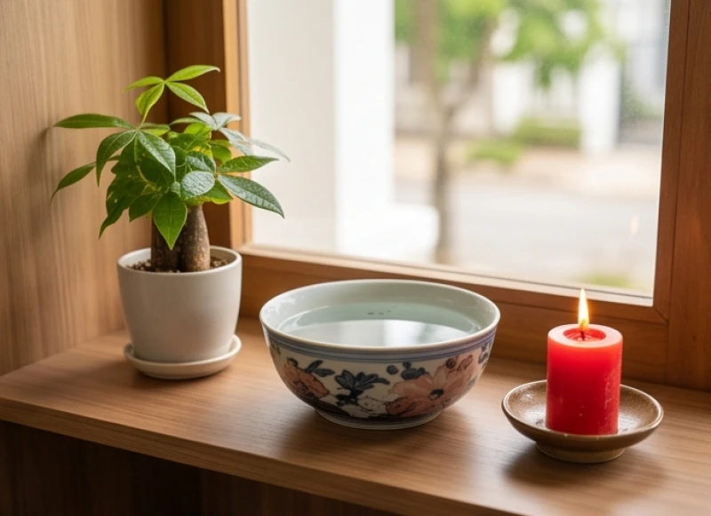 Sự kết hợp hài hòa giữa các yếu tố ngũ hành trong không gian sống của ngôi nhà mới