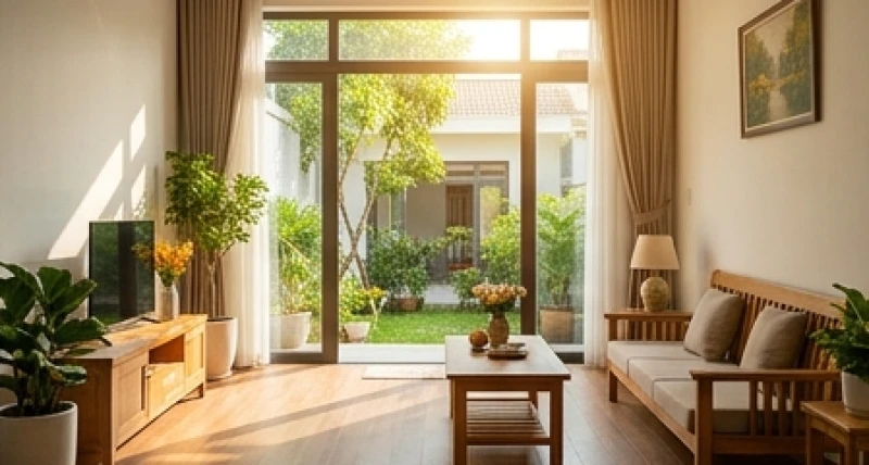 Tuổi Hợi nhập trạch ngày nào tốt: Lịch 2026 và thủ tục bài bản 1 Ngôi nhà mới khang trang tràn ngập ánh sáng tự nhiên báo hiệu khởi đầu an lành cho gia chủ.
