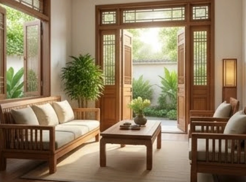 Kỷ Hợi 1959 hợp hướng nào: Tra cứu Nam Nữ và cách hóa giải 2 Phòng khách tràn ngập ánh sáng tự nhiên thiết kế theo hướng Sinh Khí đón vượng khí cho gia chủ nam mạng
