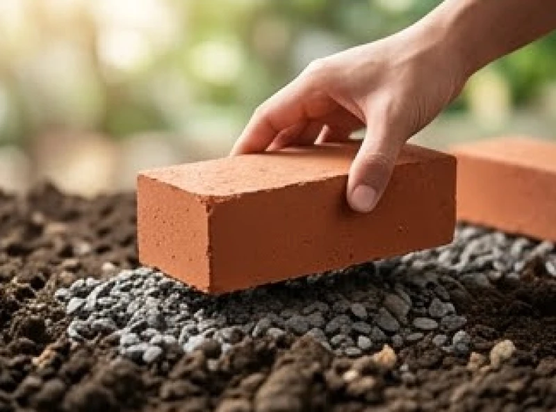 Viên gạch đỏ đầu tiên được đặt xuống nền móng công trình xây dựng nhà ở dân dụng