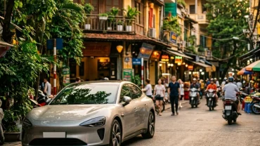 Mô hình xe ô tô kết hợp các yếu tố ngũ hành chuẩn phong thủy xe hơi cho người tuổi ngọ
