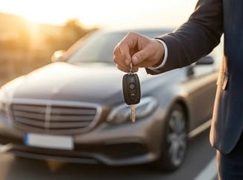 Tuổi Thìn mua xe màu gì: Khác biệt nam nữ và cách hóa giải 1 Chủ xe mệnh Thìn cầm chìa khóa bên cạnh chiếc ô tô mới mua phù hợp với ngũ hành phong thủy