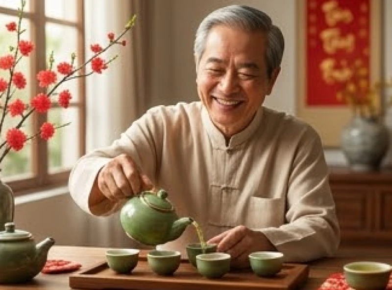 Khách xông nhà mang đến nụ cười rạng rỡ và nguồn năng lượng tích cực cho gia đình vào ngày đầu năm