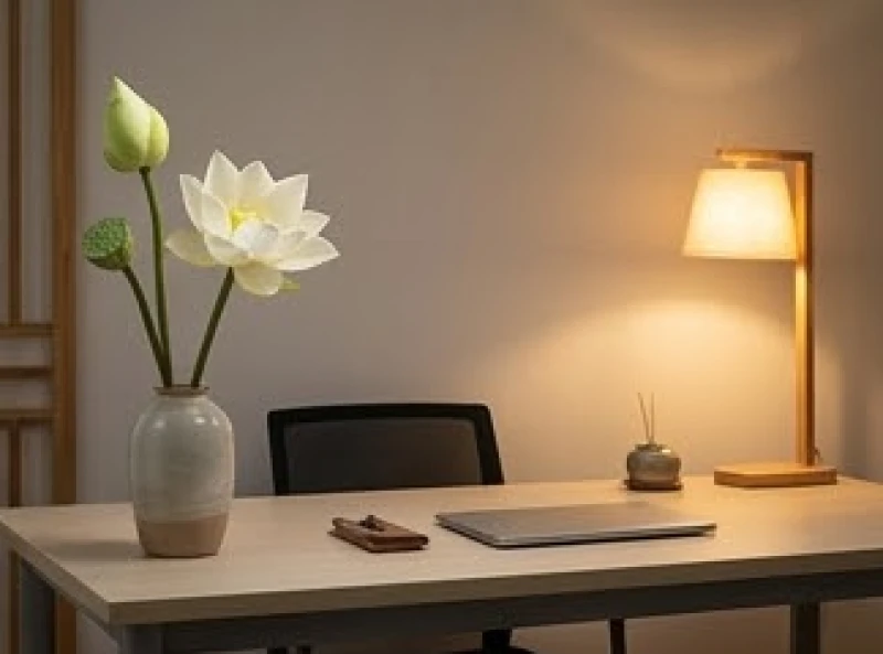 Không gian làm việc tĩnh lặng giúp người tuổi Tỵ giữ tâm bình an trước thị phi công sở