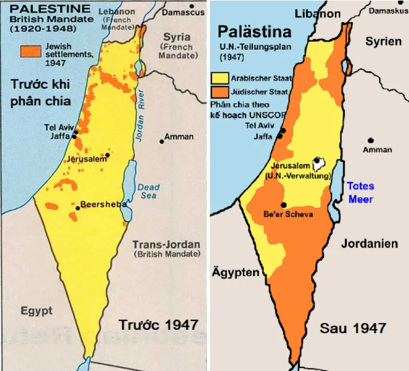 photo uno teilungsplan palestina before after 1947 f47ad54c