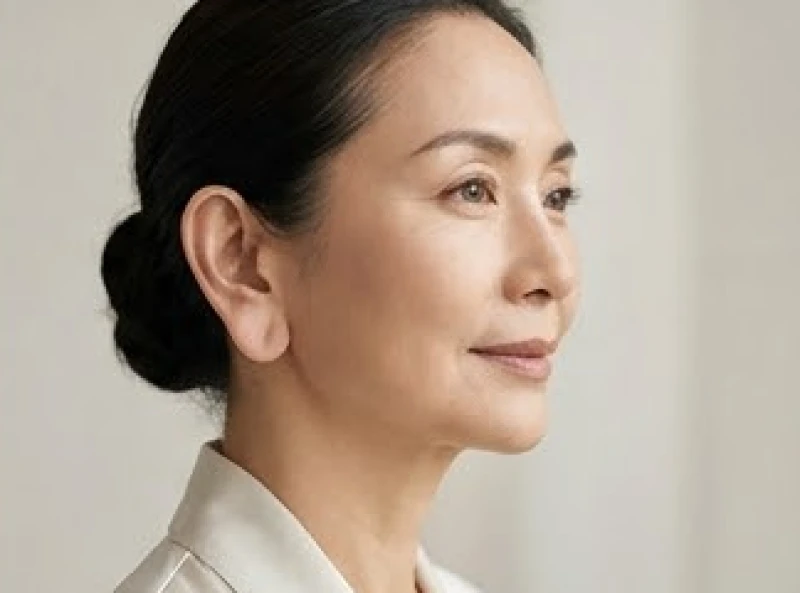 Phụ nữ Á Đông mang vẻ đẹp phúc hậu với đặc điểm dái tai dày rủ xuống toát lên sự đài các bình an