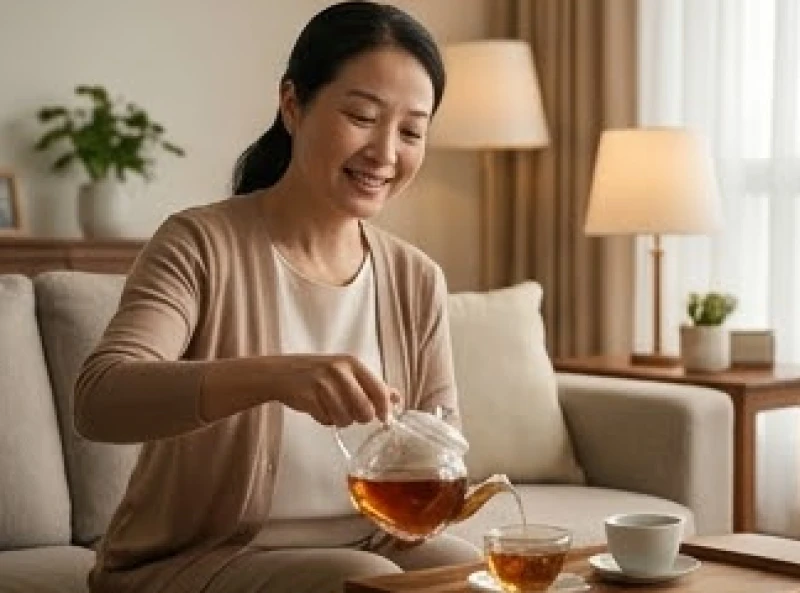 Người phụ nữ có giọng nói nhỏ nhẹ ôn hòa mang lại cảm giác bình yên cho không gian gia đình