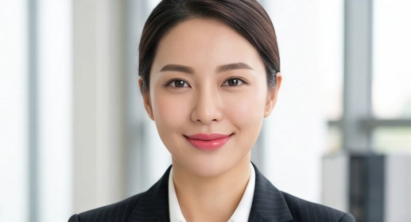 Gương mặt rạng rỡ của phái nữ sở hữu tướng môi chúm chím với thần thái tươi tắn và nụ cười thân thiện
