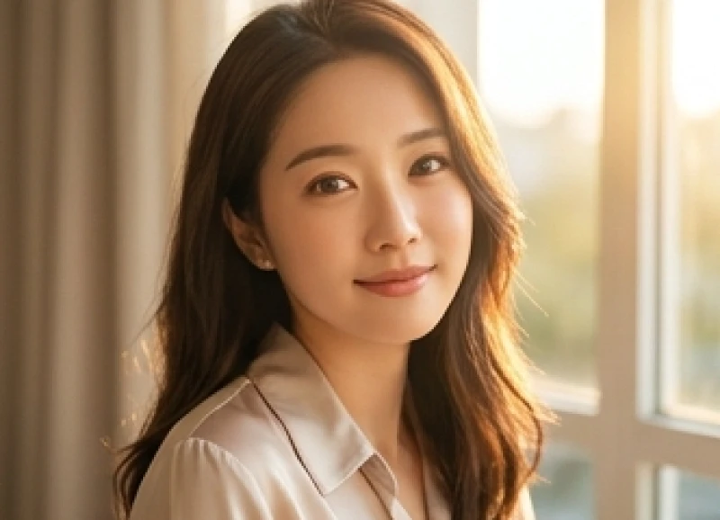 Chân dung người phụ nữ sở hữu đôi mắt to tròn dịu dàng toát lên vẻ đẹp tri thức và tinh tế
