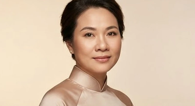 Người phụ nữ trung niên với dáng mũi to bè toát lên vẻ phúc hậu và phú quý
