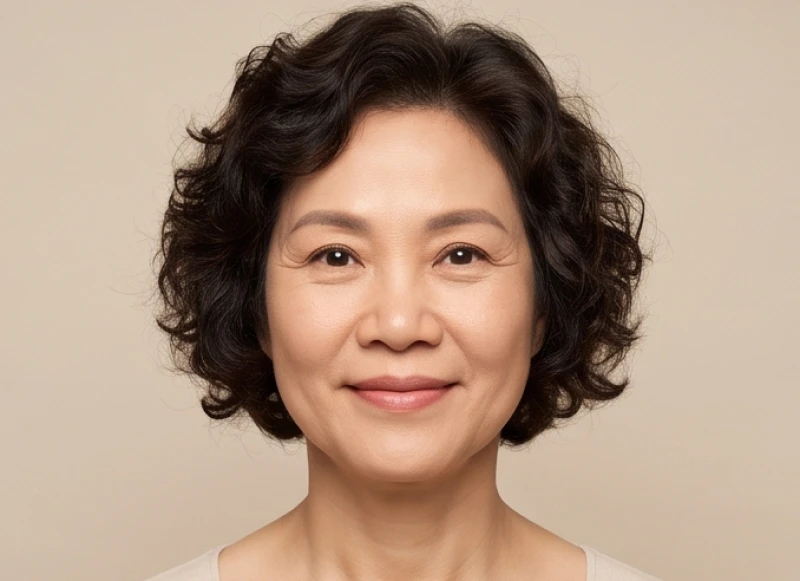 Khuôn mặt người phụ nữ có tướng mũi tẹt thể hiện sự nhẫn nhịn và hay lo toan cho gia đình