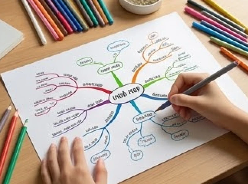 Tử vi tuổi Tân Mão 2011 năm 2027: Vận trình học tập & cách cúng 4 Học sinh cẩn thận vẽ sơ đồ tư duy môn tự nhiên trên giấy trắng