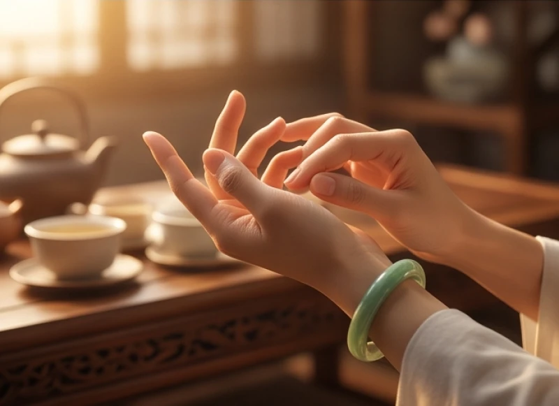 Giờ hoàng đạo hợp tuổi Thìn: bộ lọc kép và giờ Lục Nhâm 8 Bàn tay người đang thực hành bấm đốt ngón tay để tính toán các cung giờ tốt trong ngày