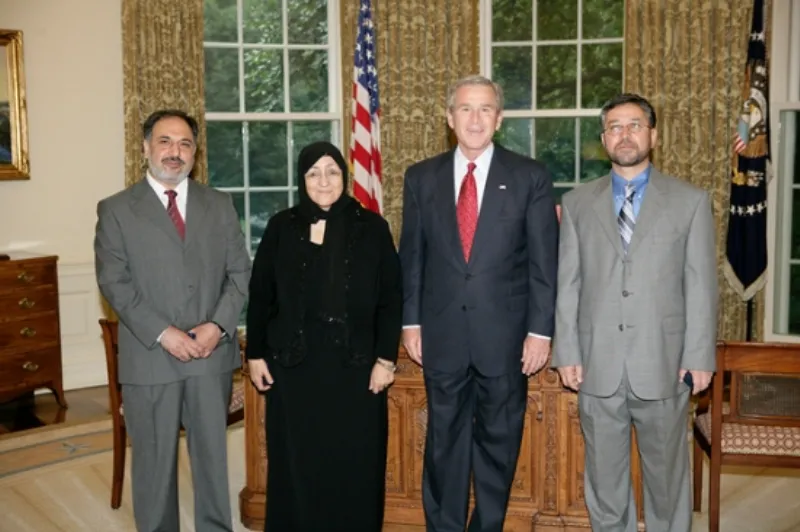 president george w bush stands with the recipients of the 2005 democracy award 5b8848 640 45e6ee8c